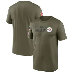 Pittsburgh Steelers Legend Men's 2022 Salute to Service Team T-Shirt (Olive)