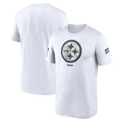 Pittsburgh Steelers Legend Men's 2024 Salute To Service Performance T-Shirt (White)