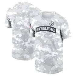 Pittsburgh Steelers Men's 2024 Salute To Service Big & Tall Performance T-Shirt (White)