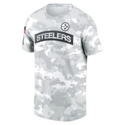 Pittsburgh Steelers Men's 2024 Salute To Service Big & Tall Performance T-Shirt (White)