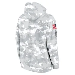 Pittsburgh Steelers Men's 2024 Salute to Service Club Fleece Pullover Hoodie (Arctic Camo)