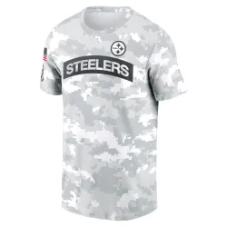 Pittsburgh Steelers Men's 2024 Salute To Service Performance T-Shirt (Arctic Camo)