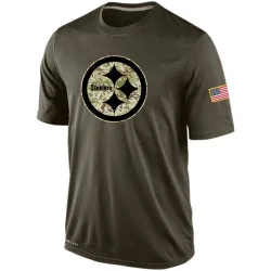 Pittsburgh Steelers Men's Salute To Service KO Performance Dri-FIT T-Shirt (Olive)
