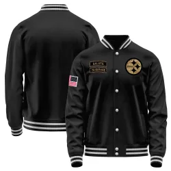Pittsburgh Steelers Men's Salute to Service Sideline Performance Jacket (Black)