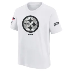 Pittsburgh Steelers Youth 2024 Salute To Service T-Shirt (White)