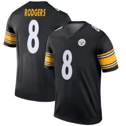 Aaron Rodgers Pittsburgh Steelers Legend Men's Jersey (Black)