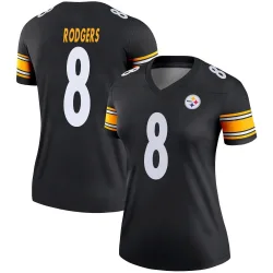 Aaron Rodgers Pittsburgh Steelers Legend Women's Jersey (Black)