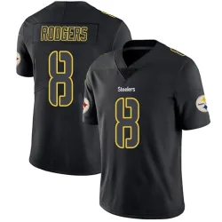 Aaron Rodgers Pittsburgh Steelers Limited Men's Jersey (Black Impact)