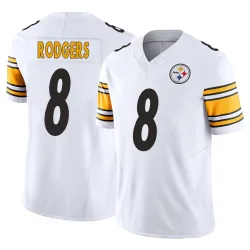 Aaron Rodgers Pittsburgh Steelers Limited Men's Vapor F.U.S.E. Jersey (White)