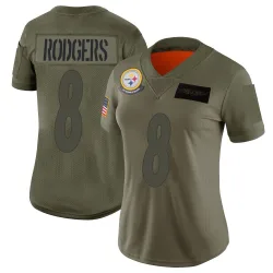 Aaron Rodgers Pittsburgh Steelers Limited Women's 2019 Salute to Service Jersey (Camo)