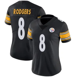 Aaron Rodgers Pittsburgh Steelers Limited Women's Team Color Vapor Untouchable Jersey (Black)
