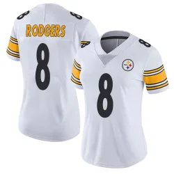 Aaron Rodgers Pittsburgh Steelers Limited Women's Vapor Untouchable Jersey (White)
