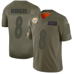 Aaron Rodgers Pittsburgh Steelers Limited Youth 2019 Salute to Service Jersey (Camo)