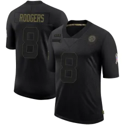 Aaron Rodgers Pittsburgh Steelers Limited Youth 2020 Salute To Service Jersey (Black)