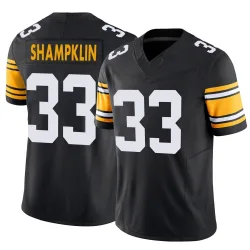 Aaron Shampklin Pittsburgh Steelers Limited Men's Alternate Vapor F.U.S.E. Jersey (Black)