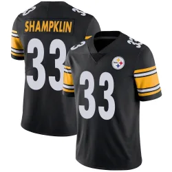 Aaron Shampklin Pittsburgh Steelers Limited Men's Team Color Vapor Untouchable Jersey (Black)