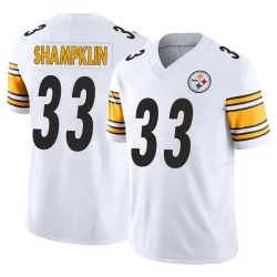Aaron Shampklin Pittsburgh Steelers Limited Men's Vapor F.U.S.E. Jersey (White)