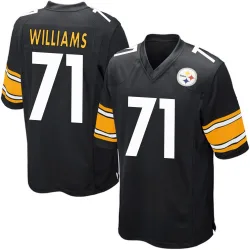 Aiden Williams Pittsburgh Steelers Game Men's Team Color Jersey (Black)