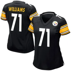Aiden Williams Pittsburgh Steelers Game Women's Team Color Jersey (Black)
