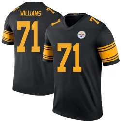 Aiden Williams Pittsburgh Steelers Legend Men's Color Rush Jersey (Black)