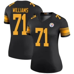 Aiden Williams Pittsburgh Steelers Legend Women's Color Rush Jersey (Black)