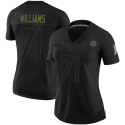 Aiden Williams Pittsburgh Steelers Limited Women's 2020 Salute To Service Jersey (Black)