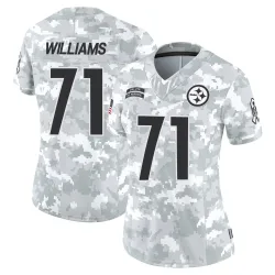 Aiden Williams Pittsburgh Steelers Limited Women's 2024 Salute to Service Jersey (Arctic Camo)