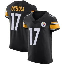 Ayo Oyelola Pittsburgh Steelers Elite Men's Team Color Vapor Untouchable Jersey (Black)