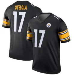 Ayo Oyelola Pittsburgh Steelers Legend Men's Jersey (Black)