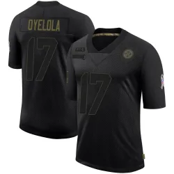 Ayo Oyelola Pittsburgh Steelers Limited Men's 2020 Salute To Service Jersey (Black)