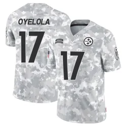 Ayo Oyelola Pittsburgh Steelers Limited Men's 2024 Salute to Service Jersey (Arctic Camo)