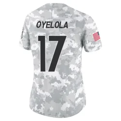 Ayo Oyelola Pittsburgh Steelers Limited Women's 2024 Salute to Service Jersey (Arctic Camo)