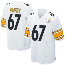 B.J. Finney Pittsburgh Steelers Game Men's Jersey (White)