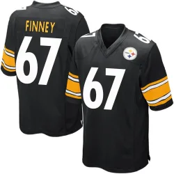 B.J. Finney Pittsburgh Steelers Game Men's Team Color Jersey (Black)