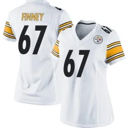 B.J. Finney Pittsburgh Steelers Game Women's Jersey (White)