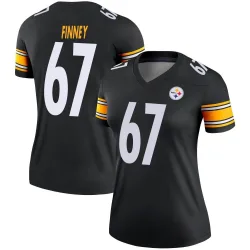 B.J. Finney Pittsburgh Steelers Legend Women's Jersey (Black)