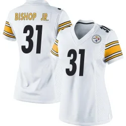 Beanie Bishop Jr. Pittsburgh Steelers Game Women's Jersey (White)