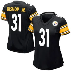 Beanie Bishop Jr. Pittsburgh Steelers Game Women's Team Color Jersey (Black)