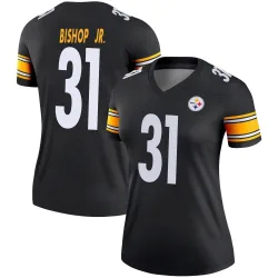 Beanie Bishop Jr. Pittsburgh Steelers Legend Women's Jersey (Black)