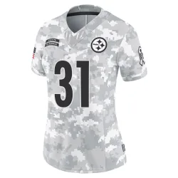 Beanie Bishop Jr. Pittsburgh Steelers Limited Women's 2024 Salute to Service Jersey (Arctic Camo)