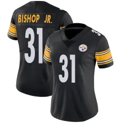 Beanie Bishop Jr. Pittsburgh Steelers Limited Women's Team Color Vapor Untouchable Jersey (Black)