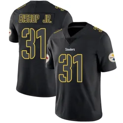 Beanie Bishop Jr. Pittsburgh Steelers Limited Youth Jersey (Black Impact)