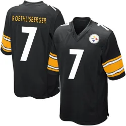 Ben Roethlisberger Pittsburgh Steelers Game Men's Team Color Jersey (Black)