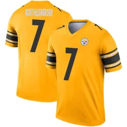 Ben Roethlisberger Pittsburgh Steelers Legend Men's Inverted Jersey (Gold)