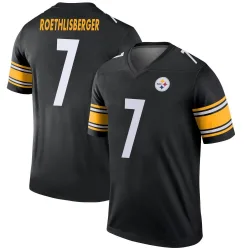 Ben Roethlisberger Pittsburgh Steelers Legend Youth Jersey (Black)