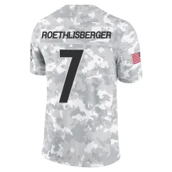 Ben Roethlisberger Pittsburgh Steelers Limited Men's 2024 Salute to Service Jersey (Arctic Camo)