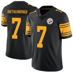 Ben Roethlisberger Pittsburgh Steelers Limited Men's Color Rush Jersey (Black)