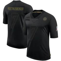 Ben Roethlisberger Pittsburgh Steelers Limited Youth 2020 Salute To Service Jersey (Black)
