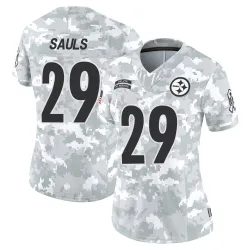 Ben Sauls Pittsburgh Steelers Limited Women's 2024 Salute to Service Jersey (Arctic Camo)