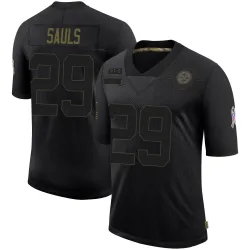 Ben Sauls Pittsburgh Steelers Limited Youth 2020 Salute To Service Jersey (Black)